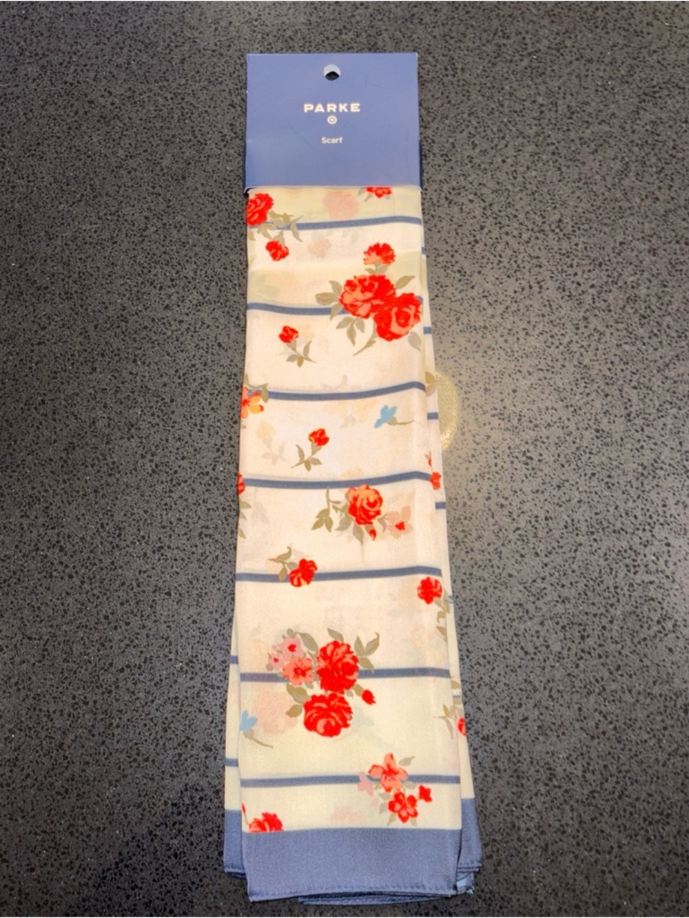 Parke x Target Scarf NWT Cream Floral Lightweight limited edition NEW